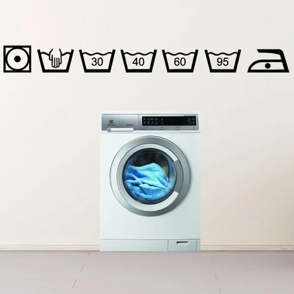 Vinyl Wall Decals Laundry Room Bathroom Rules Bathtub Wall Stickers Home Decor Toilet Decal DIY Removable Art Murals