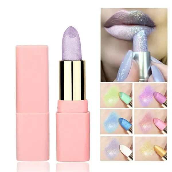 Fashion pearl color lipstick lasting moisturizing lipstick beauty makeup tool accessories
