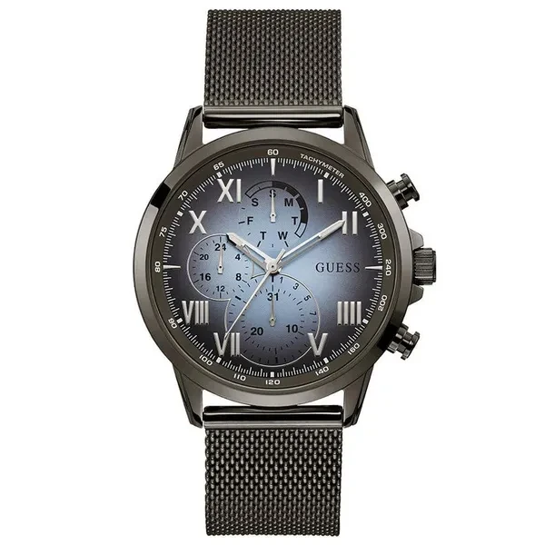 Guess W1310G3 Multi Dial Porter with Stainless Steel Mesh Strap Men's Watch