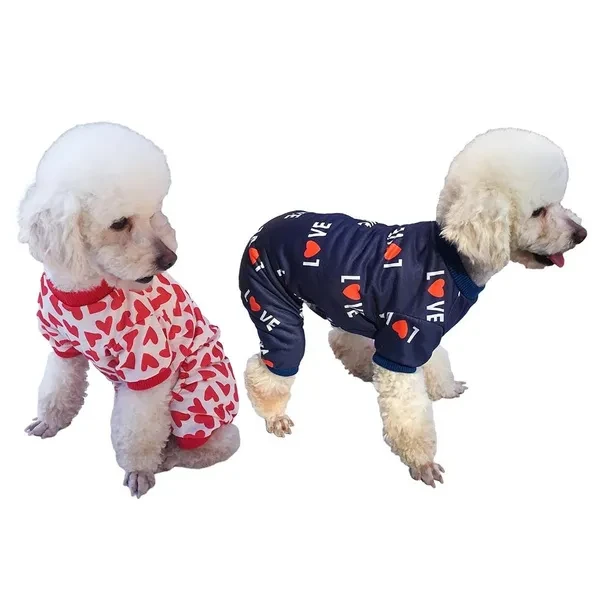 Pet Puppy Spring Clothing Four Leg Pullover Shirt Small Dog Jumpsuit Accessories