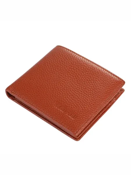 Men Wallets Genuine Leather Short Wallet Male Business Purse Card Holder Large Capacity