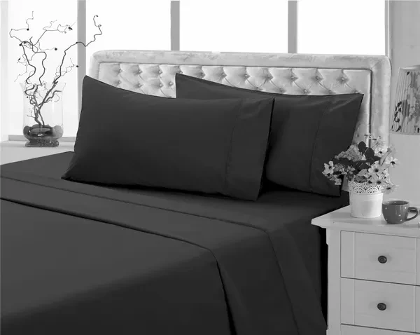 4U Life Bedding Sheets Set,Ultra-Soft Brushed Microfiber, Wrinkle Resistant