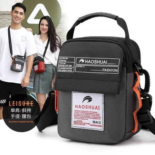 Men's Crossbody Shoulder Bags High Quality Tote Bags Fashion Business Man Messenger Bag Nylon Patchwork Bags