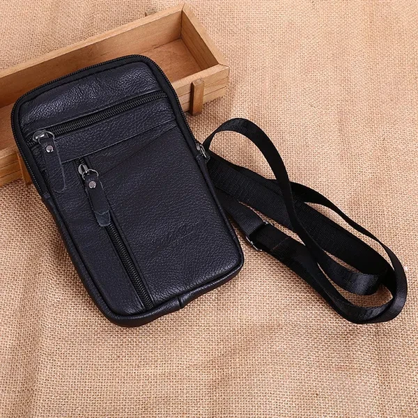 Men's Satchel Mini Crossbody Bags Shoulder Multi-Function Phone Bag Outdoor Sports Bag