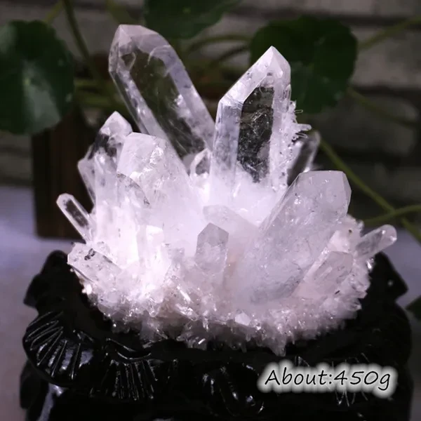 1PC Natural White Crystal Quartz Cluster Mineral Specimen Healing Appro300g-750g
